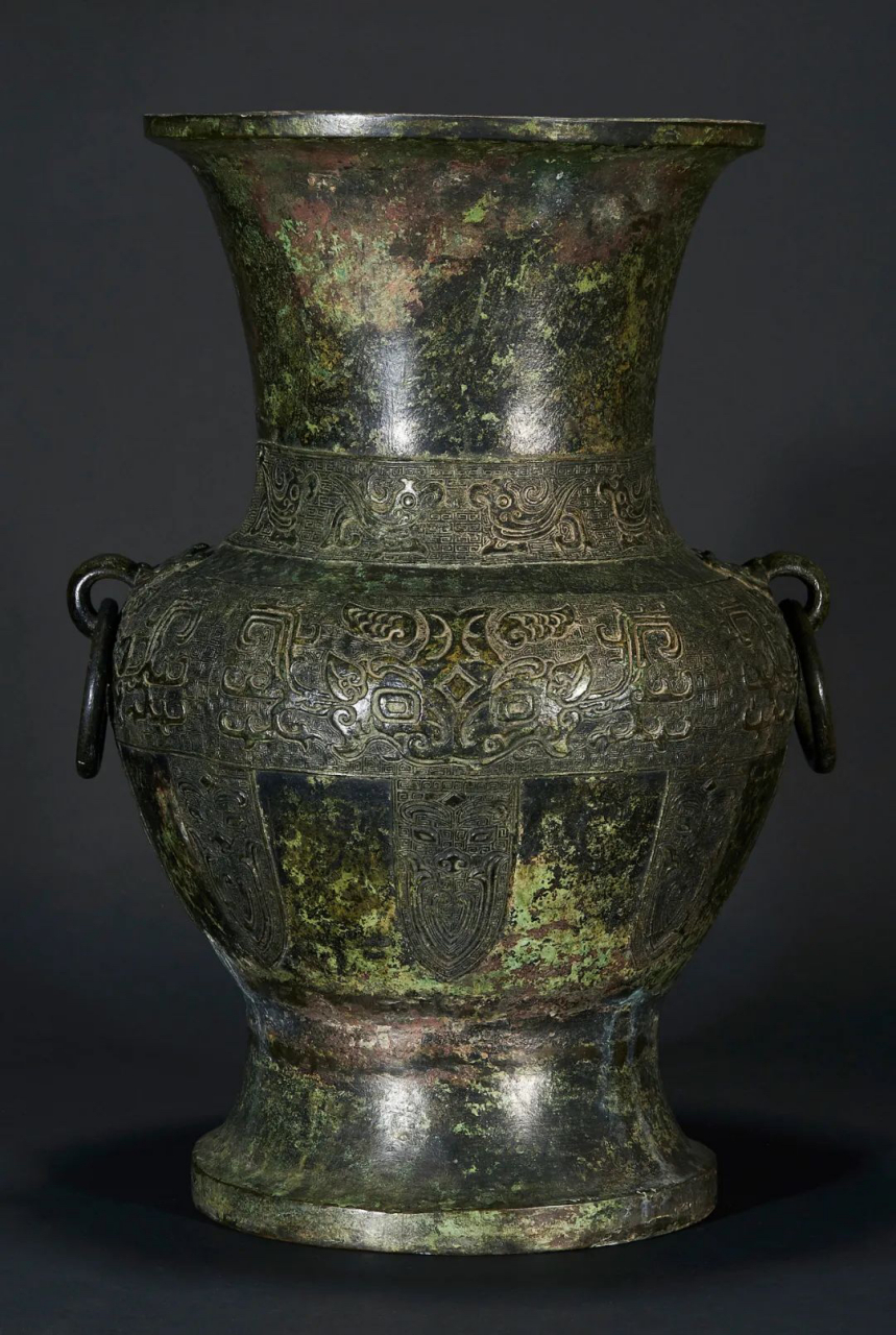 图1,明晚期 铜"朴庵家藏"款出戟耳炉 图2,明 玛瑙凤鸟衔莲花纹杯 图3