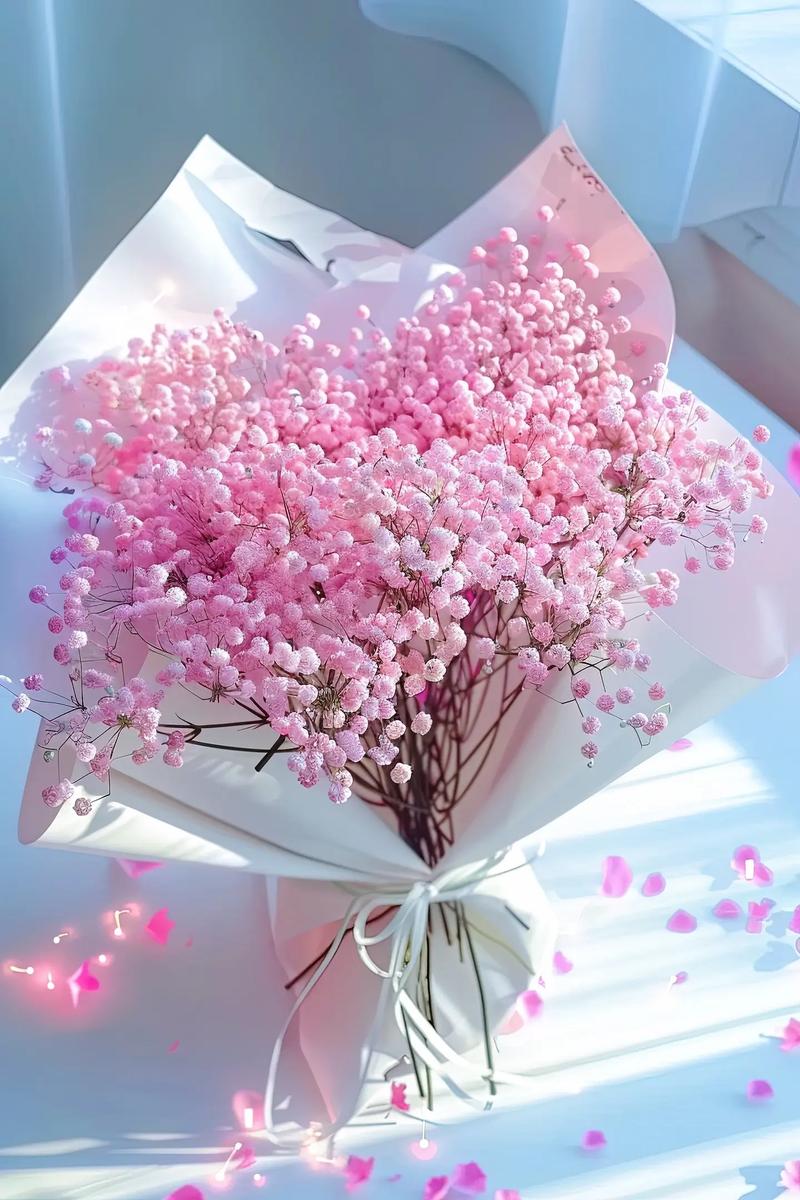 满天星(学名:**gypsophila paniculata**),又称霞草,丝石竹,是石竹科