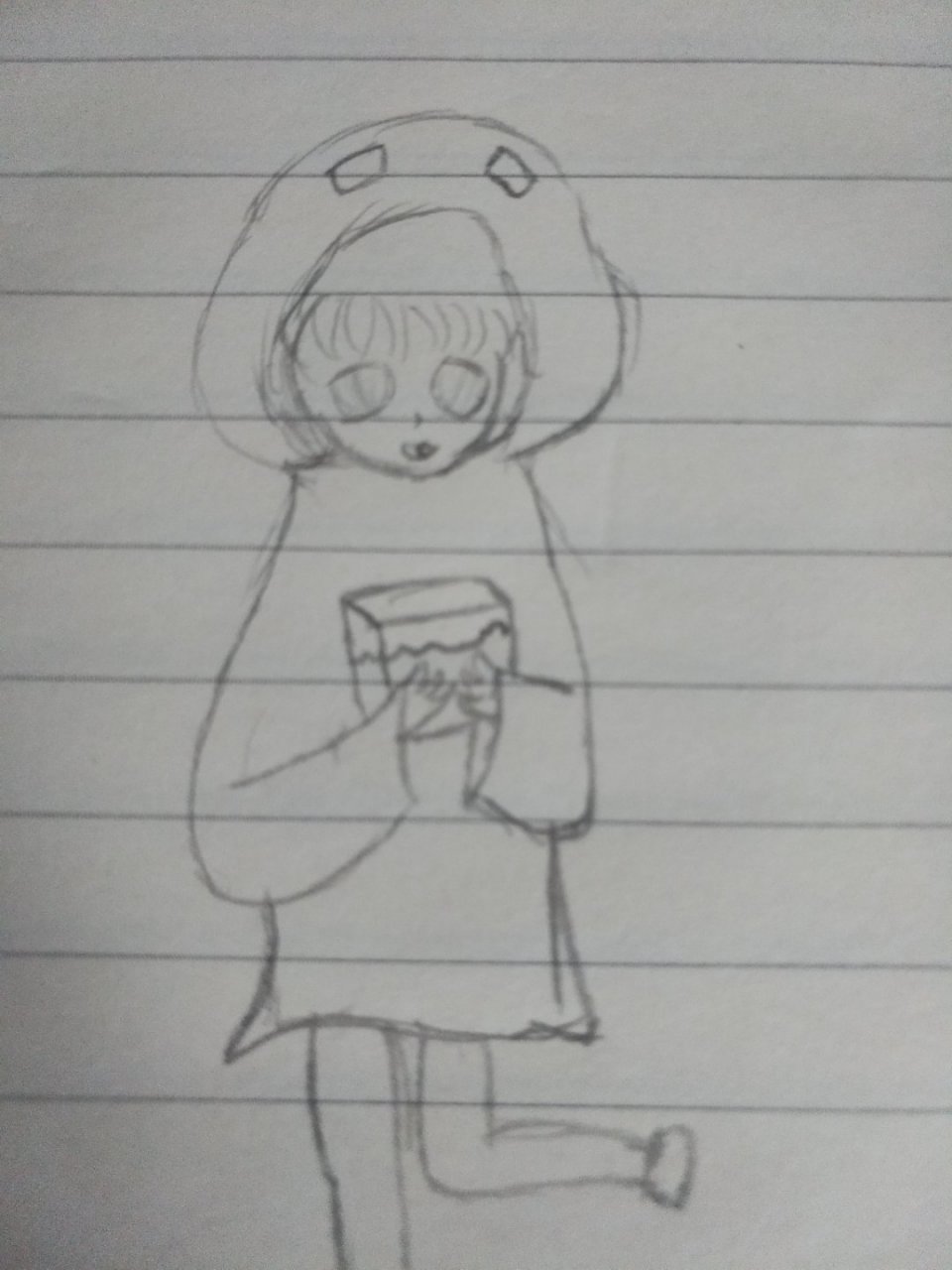 我的世界怪物娘化# 刚刚抽空画的末影人娘[微笑]