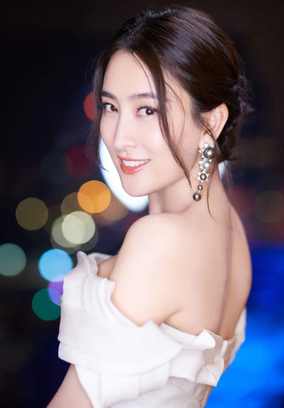 马苏#    白色礼服