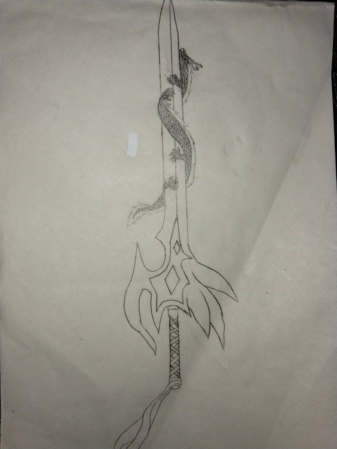 绝美!龙形图案剑,霸气又不失艺术感!