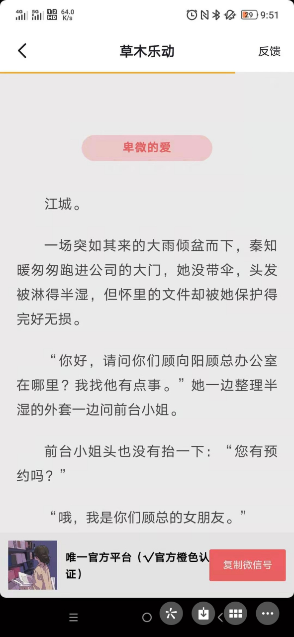 完结小说《秦知暖顾向阳》又名《秦知暖顾向阳/卑