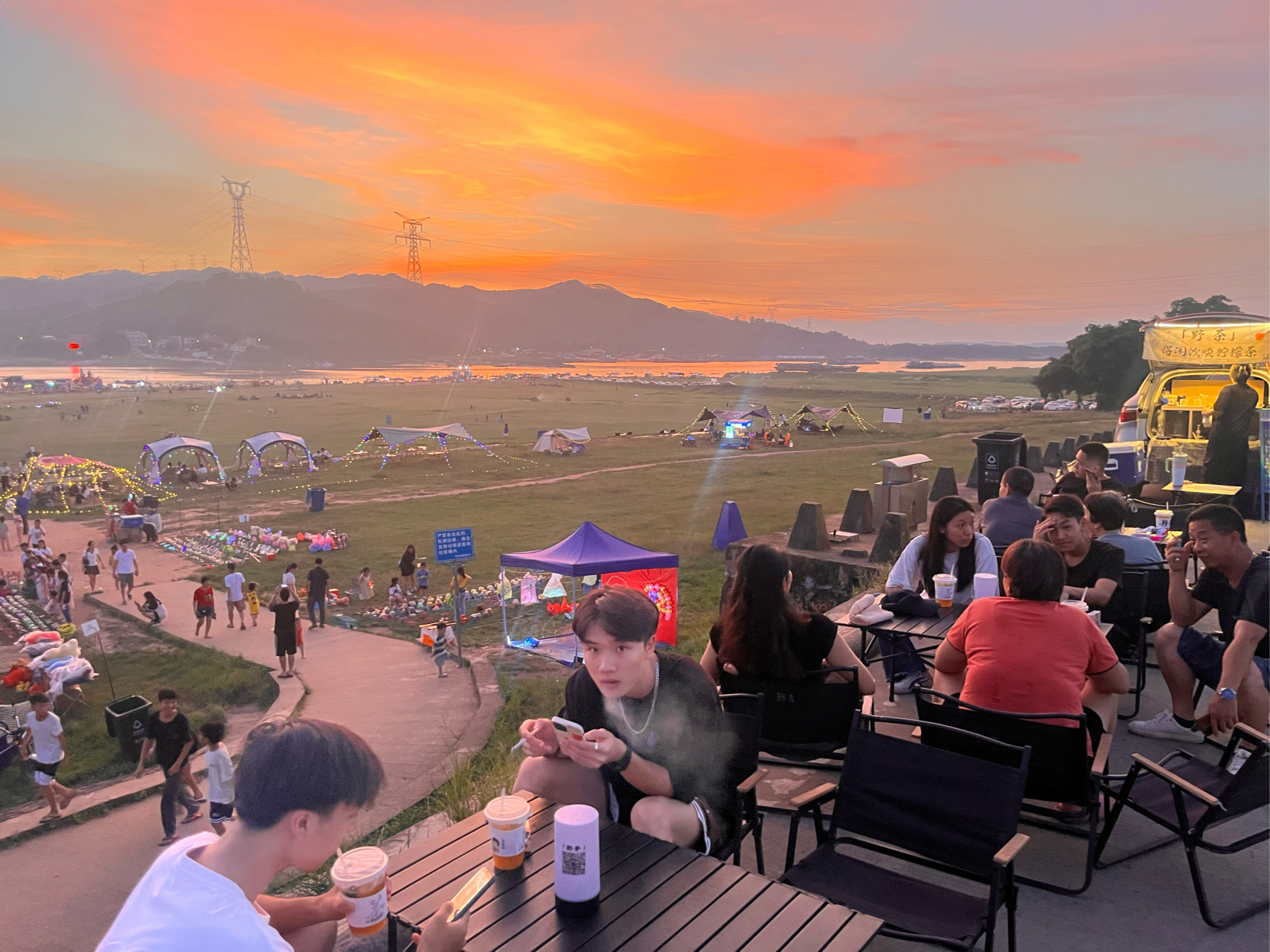 清远石角墟渡口也好玩 广州周边游的好去处,可以放飞无人机,看图太美