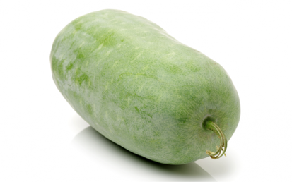 冬瓜区别:嫩冬瓜一般上面会有毛,老冬瓜毛会变稀少,且有一层白色粉