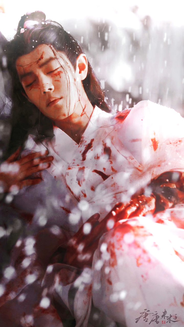 肖战的战损妆在我这里封神~心碎心疼又有着极致的美感!#肖战