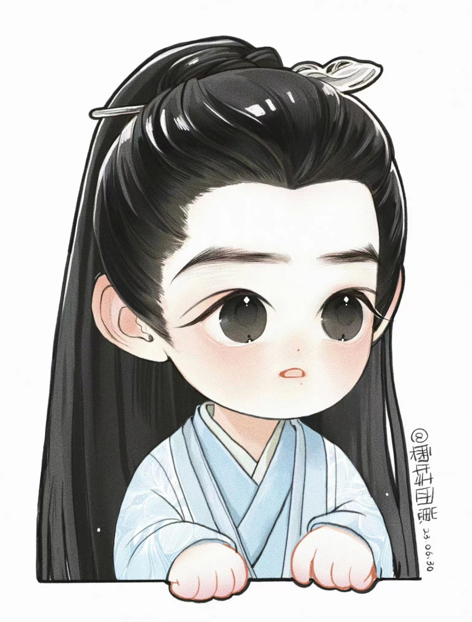 团子笔下的时影小宝宝好可爱![期待]#肖战时影