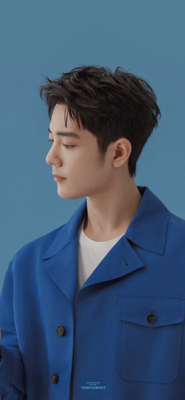 治愈系蓝色肖战!#肖战