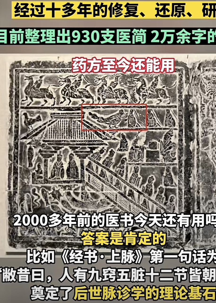 失传2000多年的"扁鹊医书"找到了,经过十多年的修复,还原,研究,目前