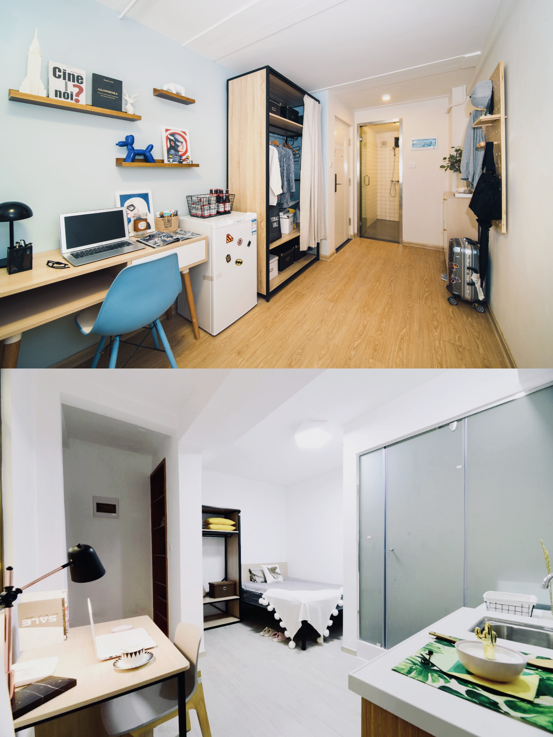 厦门高新园龙湖冠寓 阳光满溢玻璃居,25㎡单间新家电全配,娱乐生活一