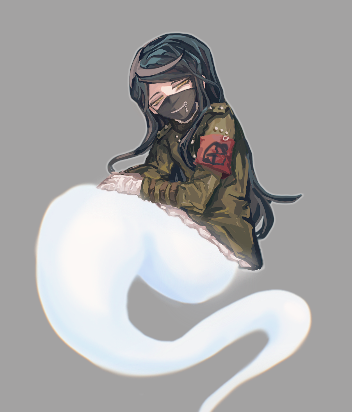 真宫寺是清生日快乐! 今天下午赶出来的生贺捏 #绘画# #弹丸论破