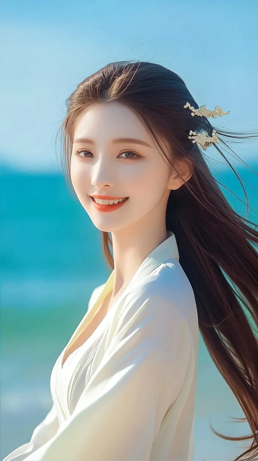 分享一组古风美少女,温暖笑容太致愈了!