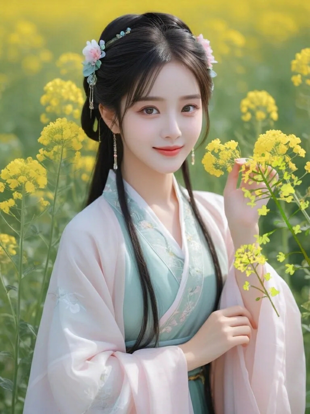 小姐姐的每一个细节都透露出优雅与古典的交融,让人心生向往.