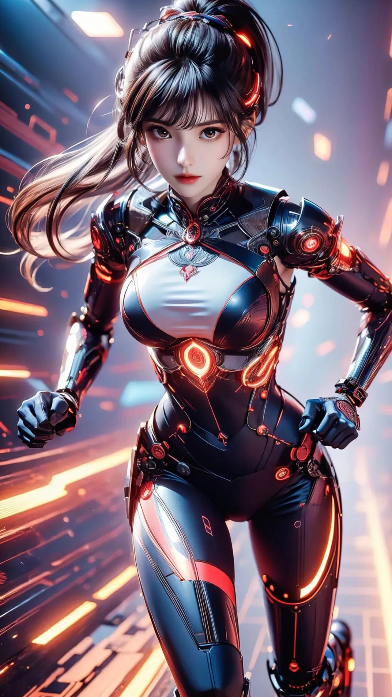 🔥神秘机甲女战士,未来已来!