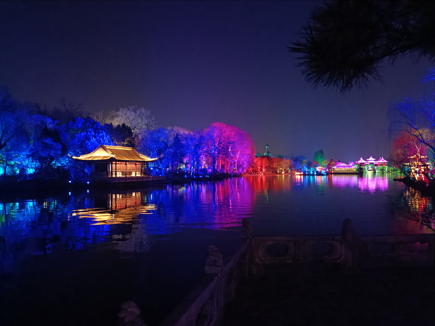 夜游扬州瘦西湖剪影,门票虽然略贵,但是还是值得票价的