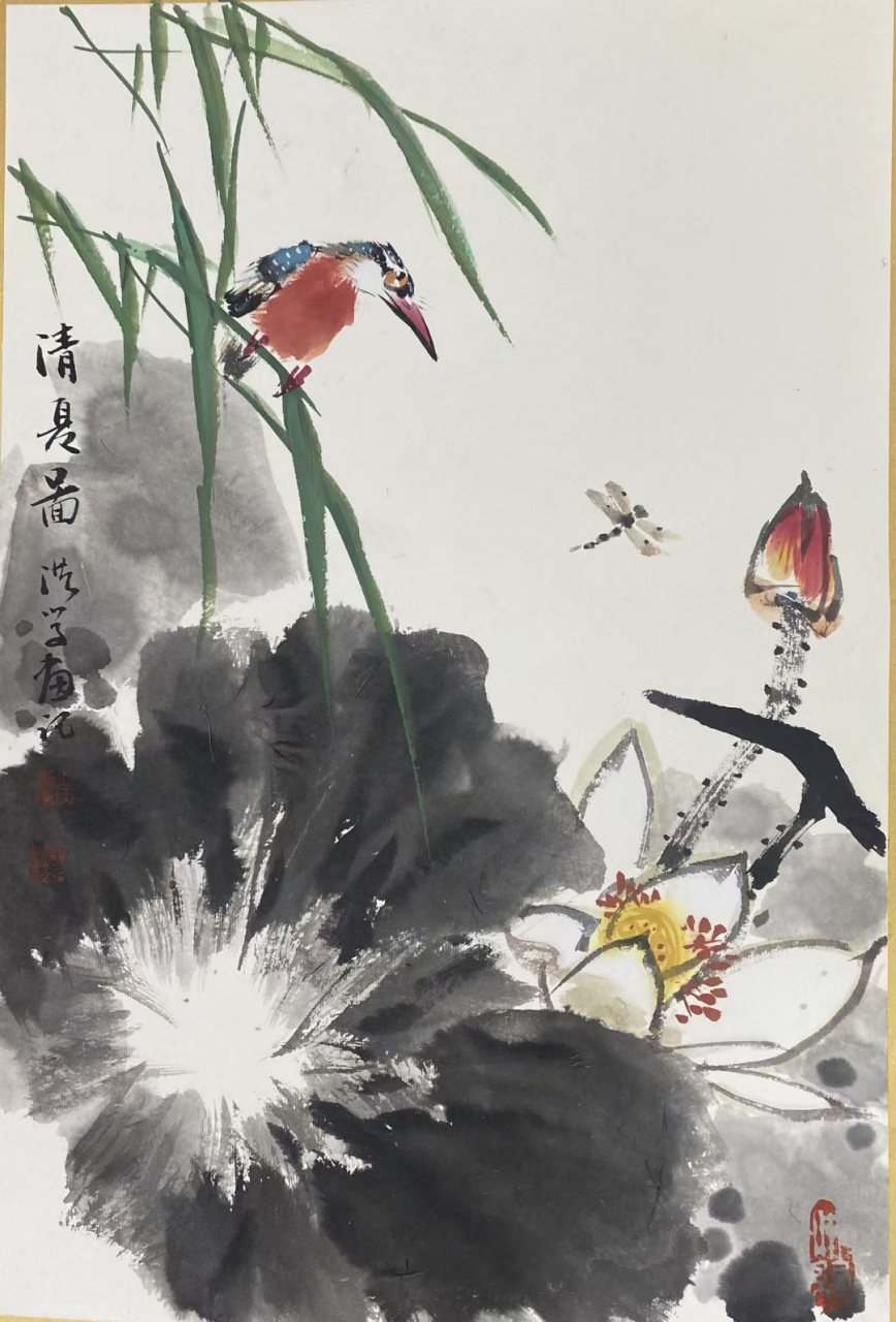 王洪学老师花鸟作品#艺术# #国画