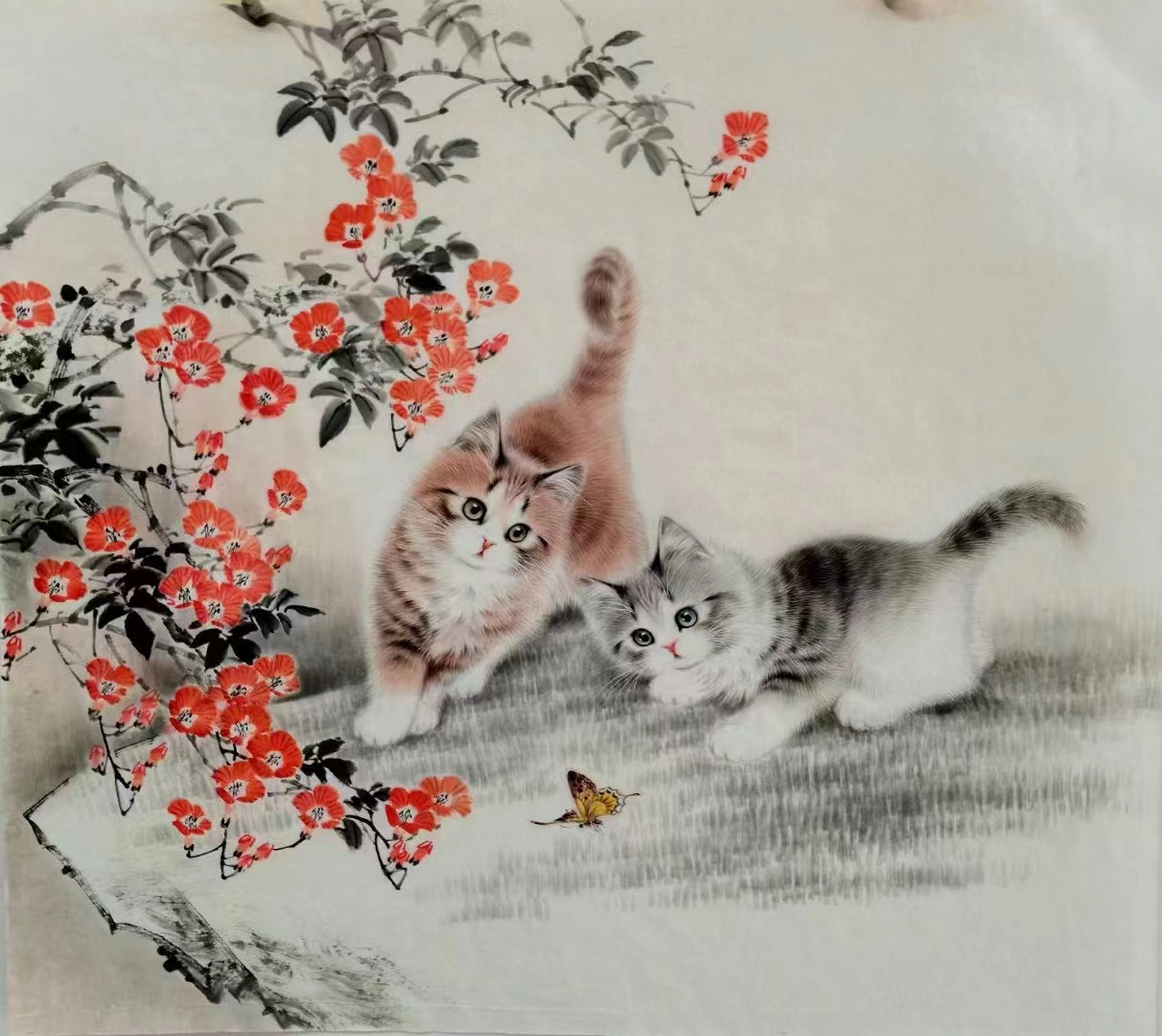 陕西猫王画作图片