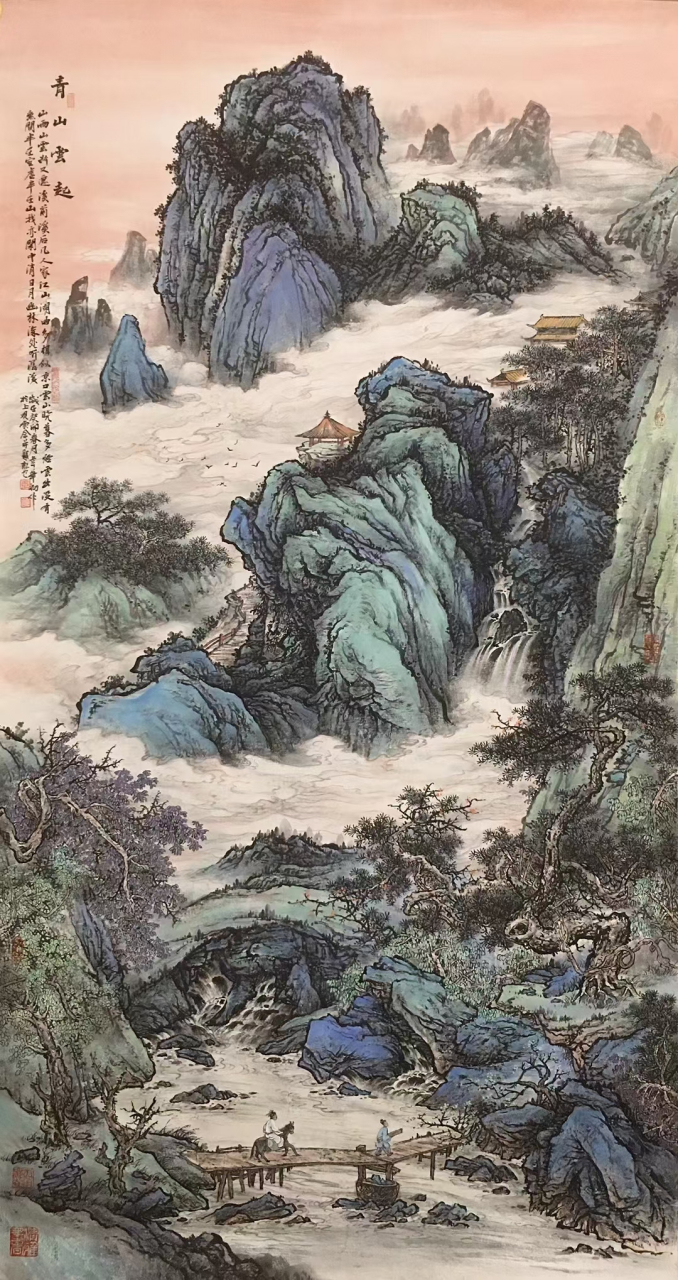 韦华初老师山水作品