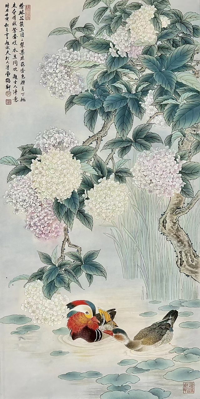 赵永夫老师工笔花鸟作品#艺术# #国画