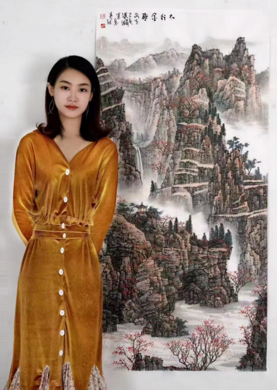 白雪石弟子画家莫淇麟老师山水作品欣赏#艺术# #国画# #山水画