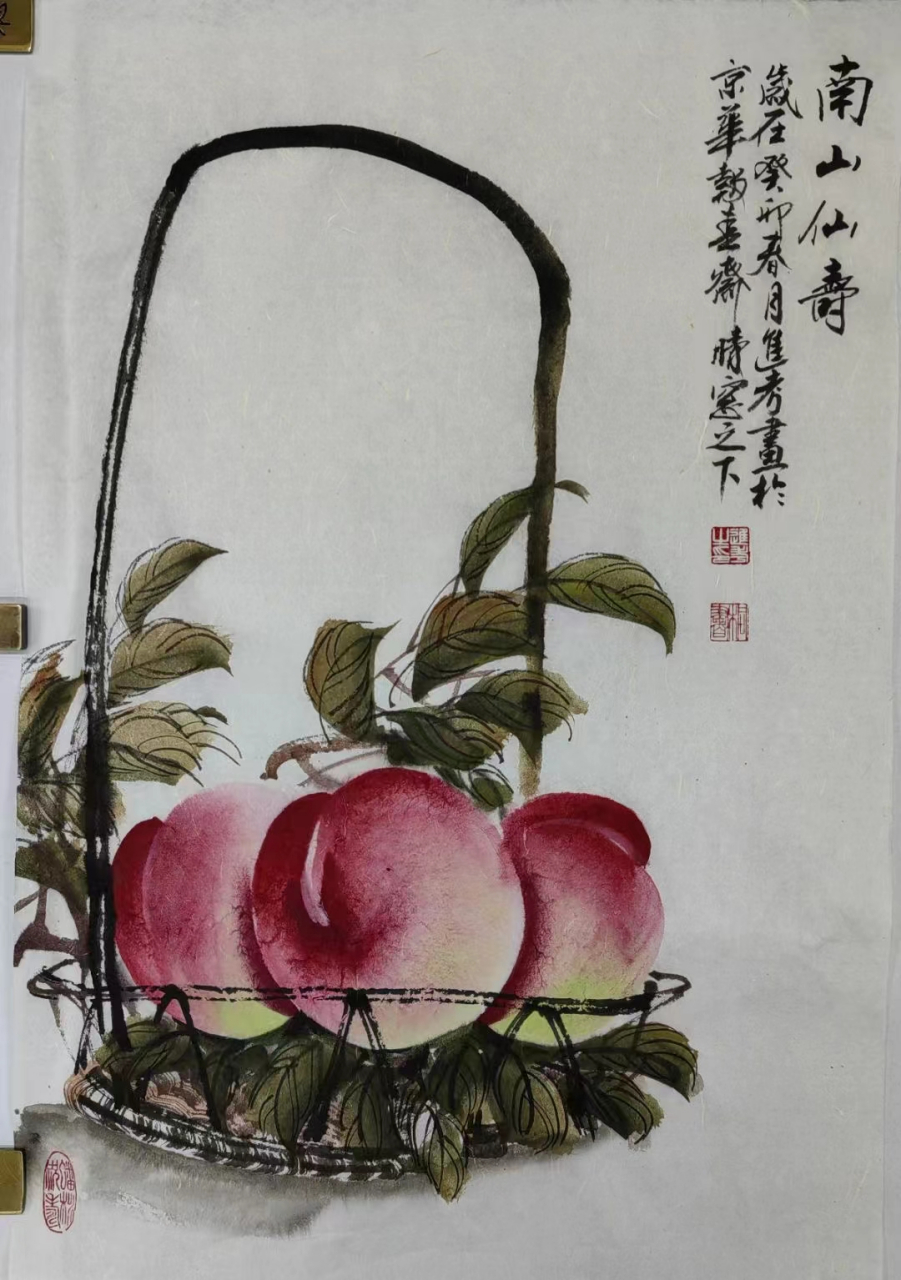 贾进考,四尺斗方,三开#艺术# #国画