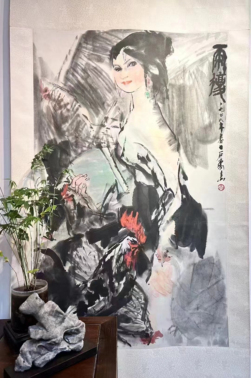 石齐人物作品#书画# #国画