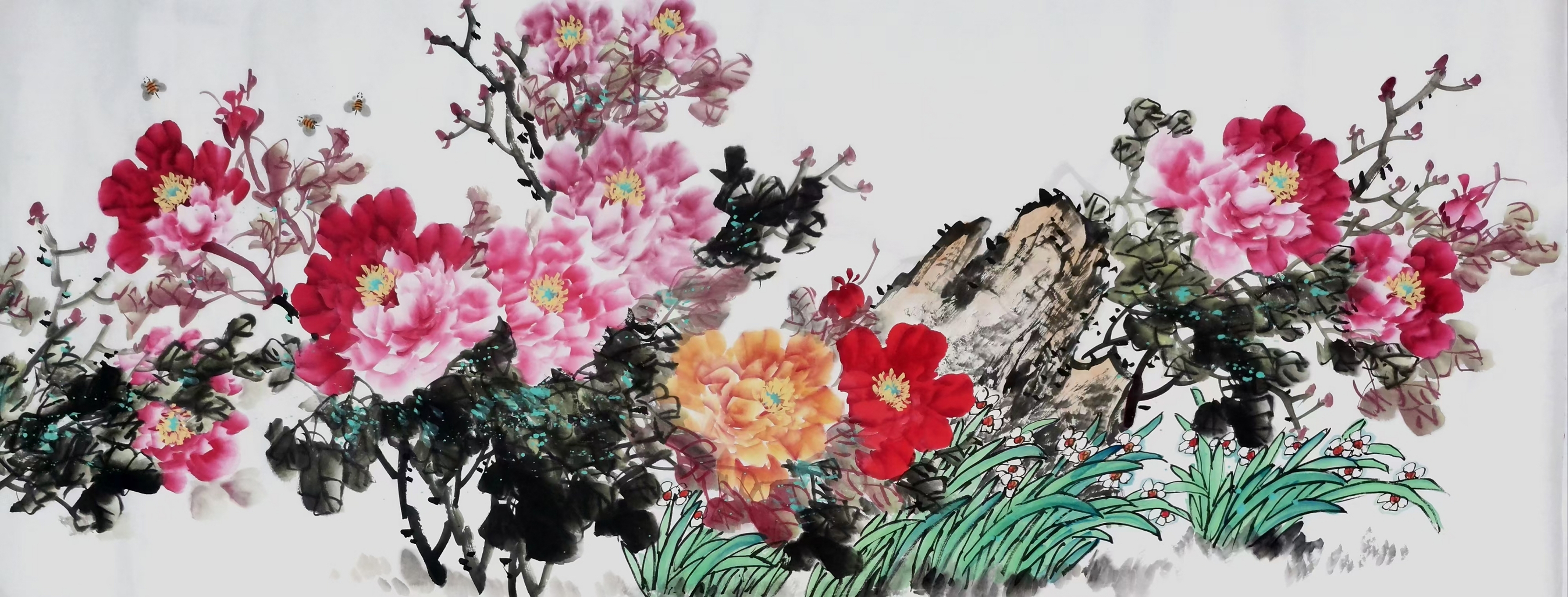 赵松林老师精品牡丹#艺术# #国画#