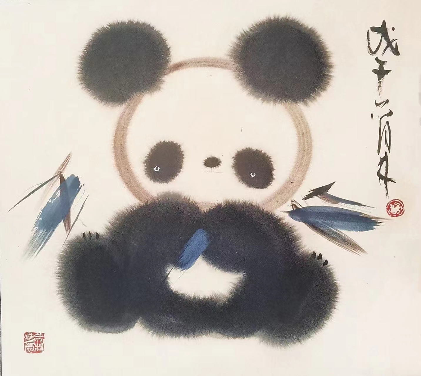 工艺美术大师韩美林作品#艺术# #国画