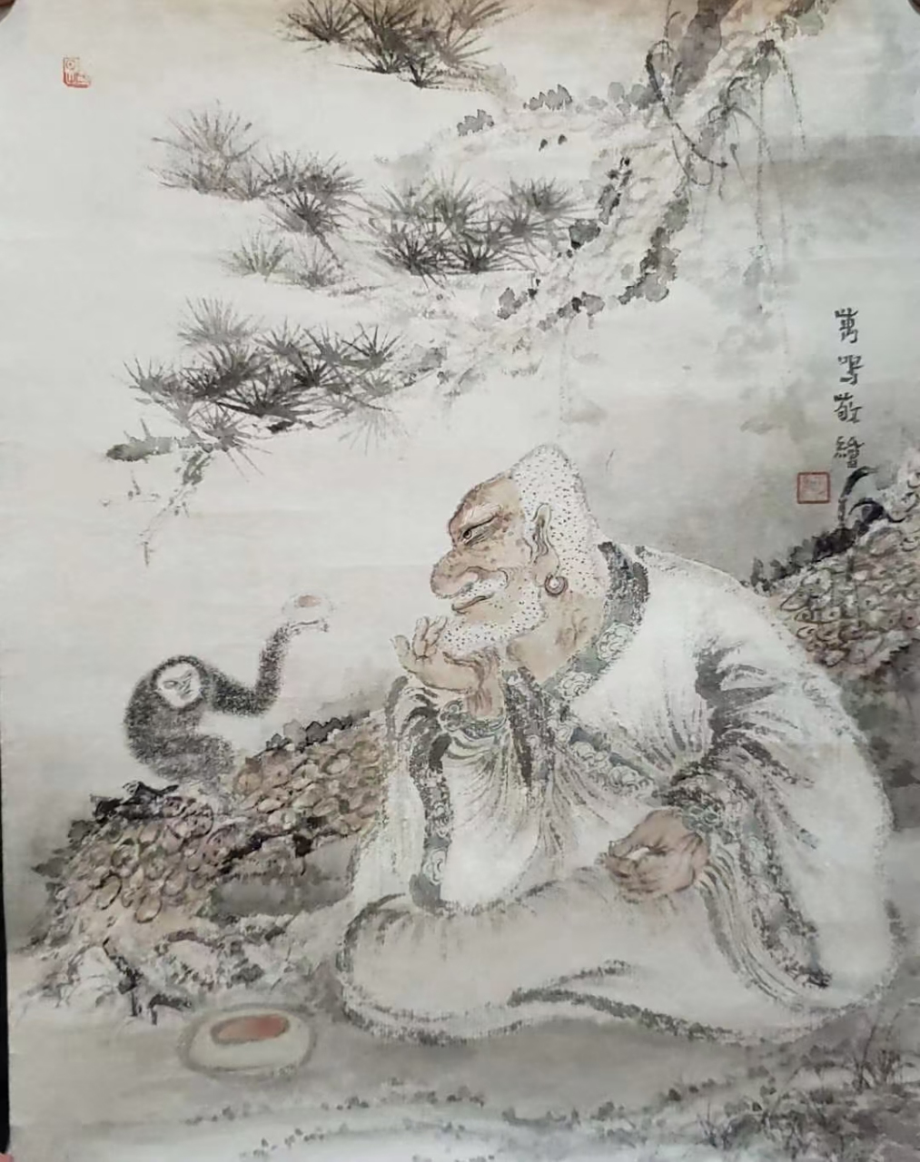 刘万鸣精品人物#艺术# #国画