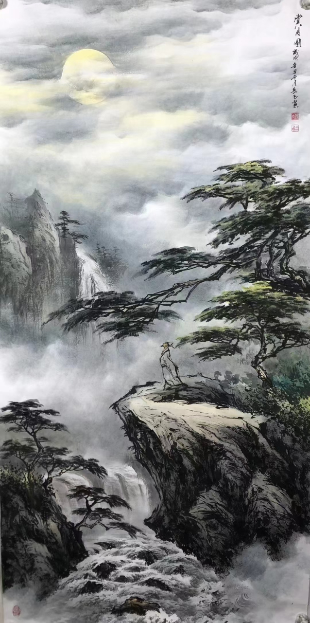 现代山水艺术界的新星,张国民老师入室弟子,九零后青年潜力股画家张