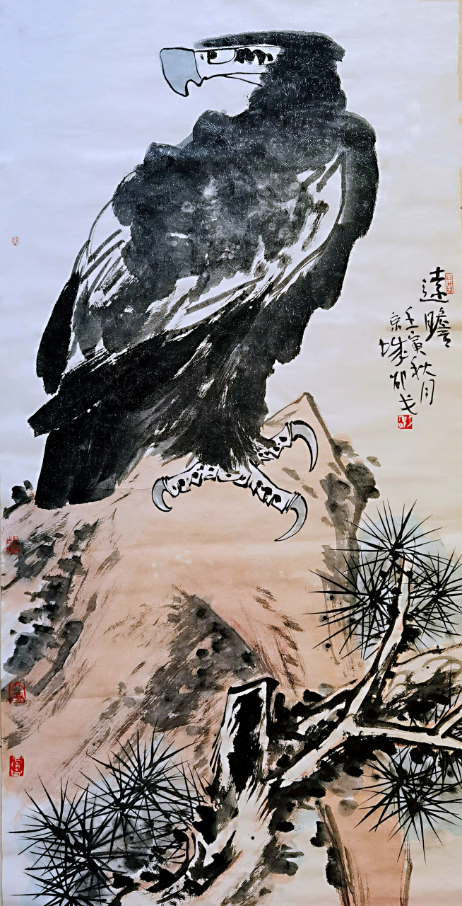 邵戈精品四尺精品花鸟作品#艺术# #国画