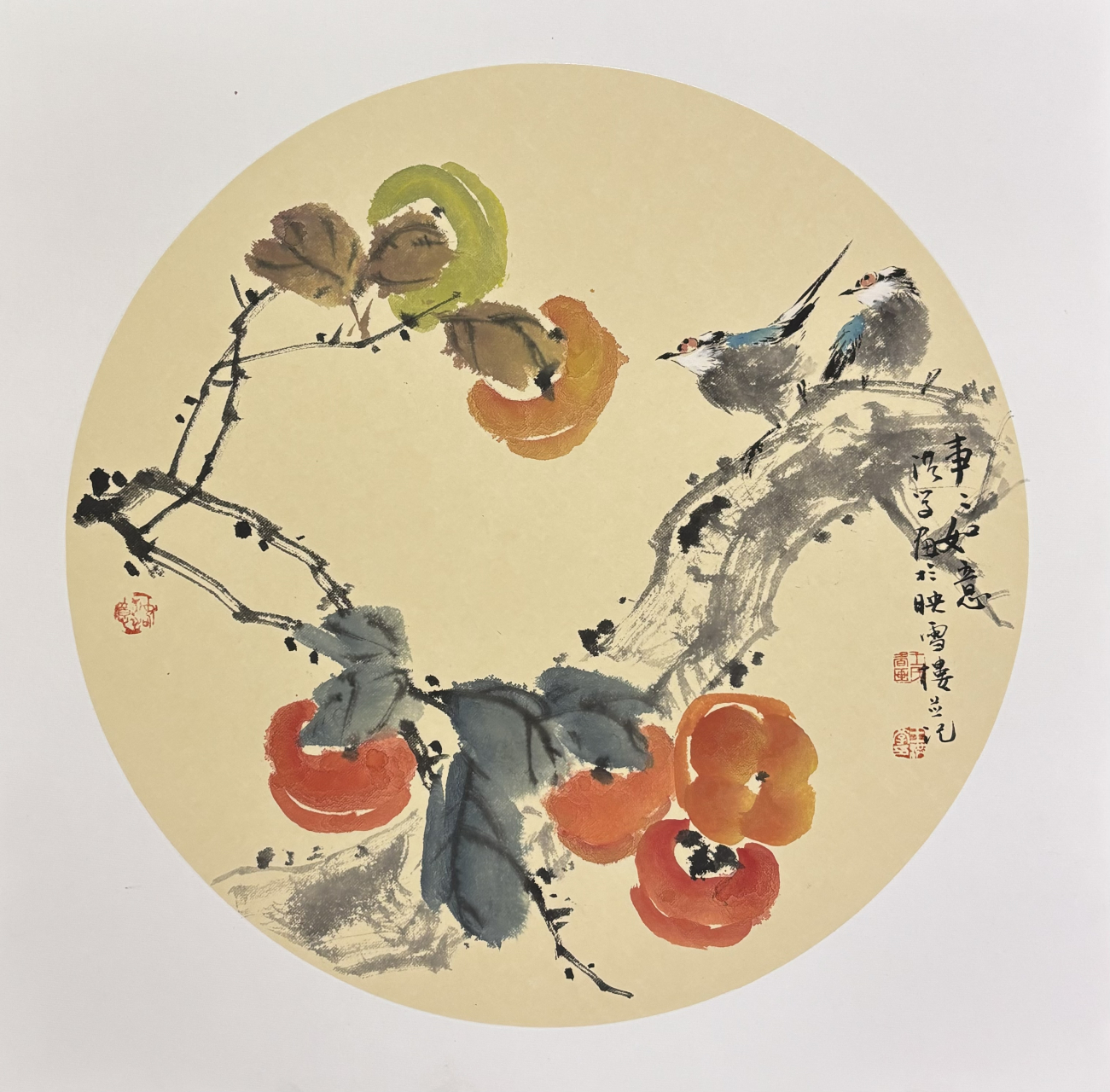 中美协  王雪涛传人全国首届金鸡奖 金奖获得者王洪学老师花鸟 作品