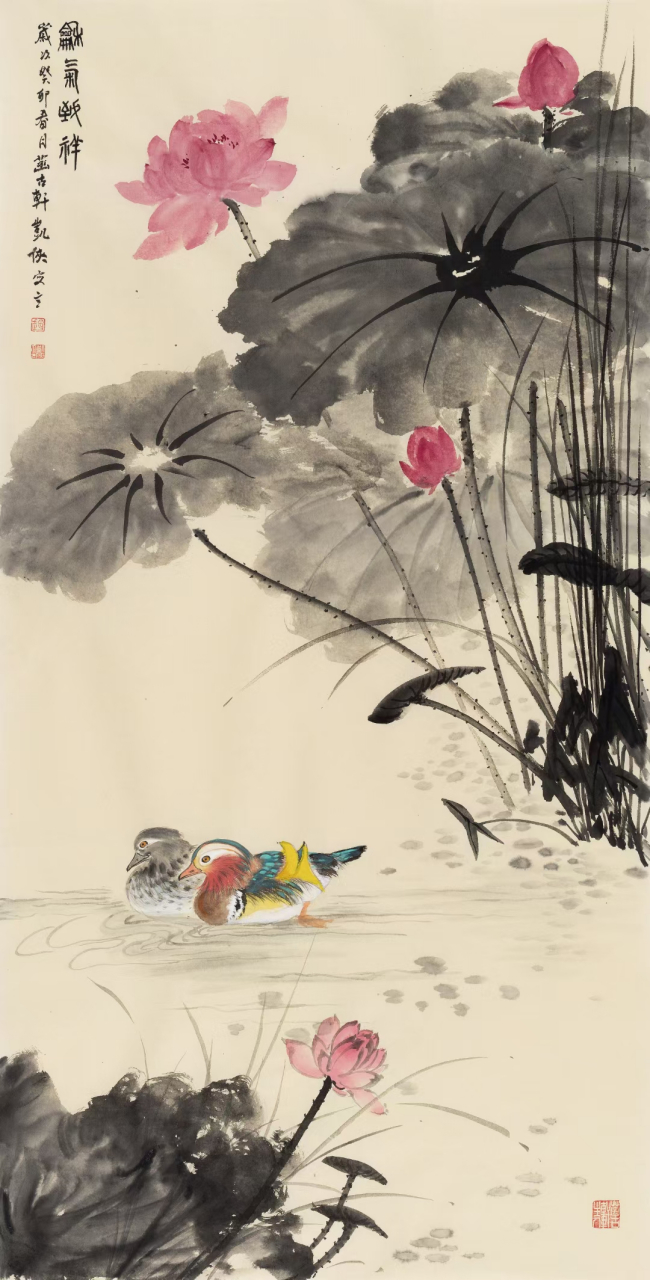 霍春阳入室弟子赵凯侠老师花鸟作品#书画# #艺术