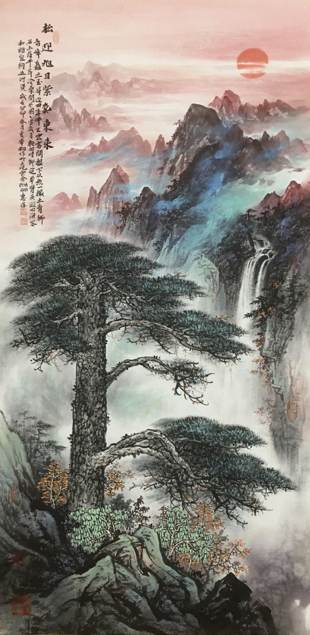 韦华初老师山水作品