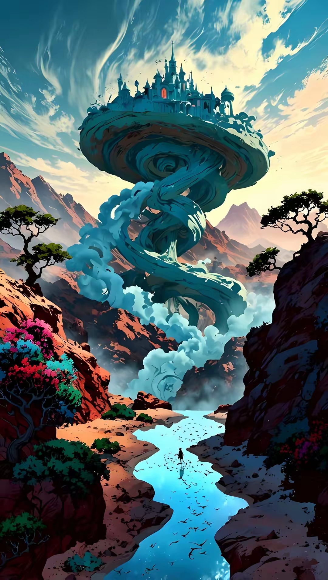 好看的动漫风景壁纸,二次元治愈系画风,清新自然#动态连更挑战