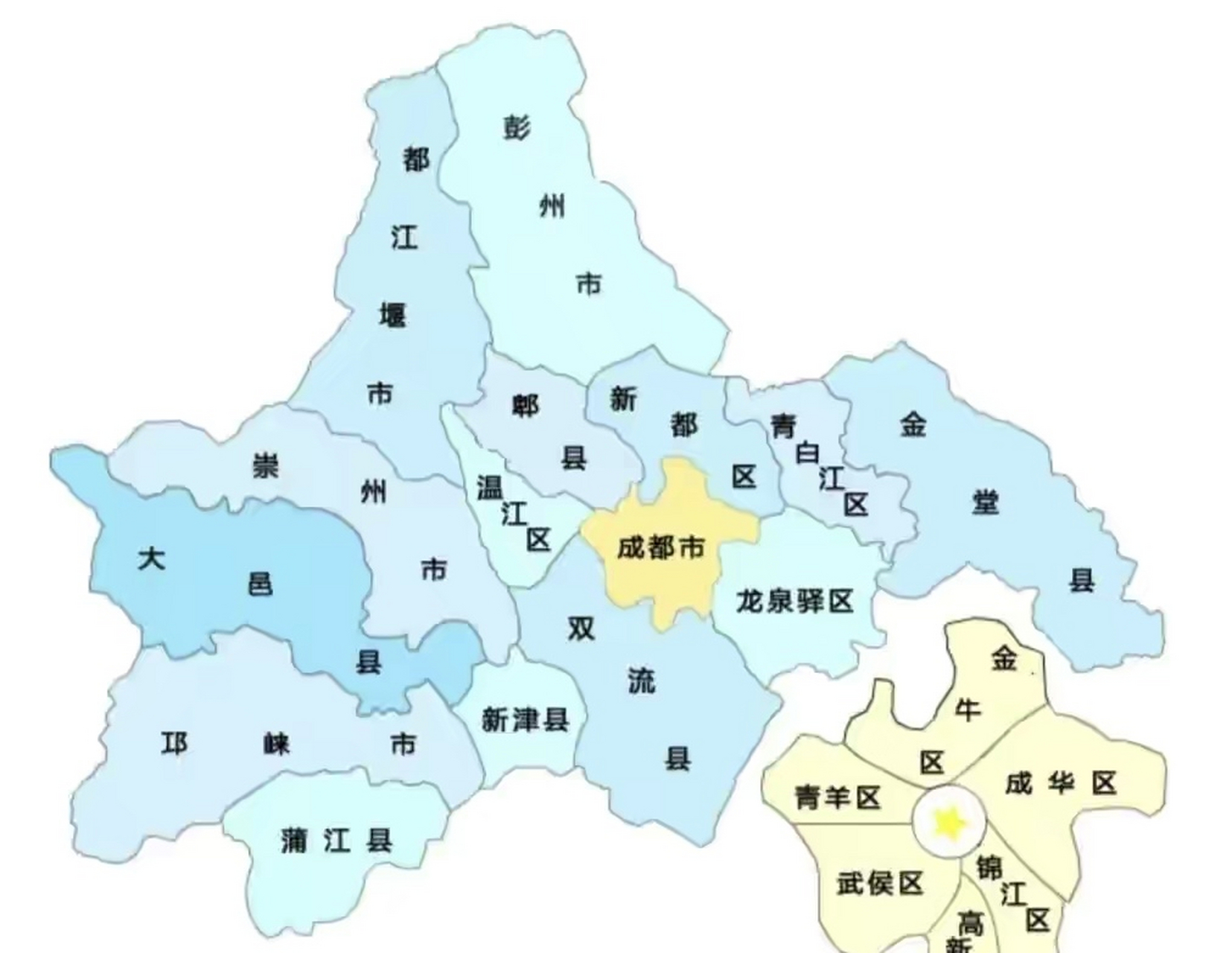 1970年温江专区改称温江地区,地区驻温江县.