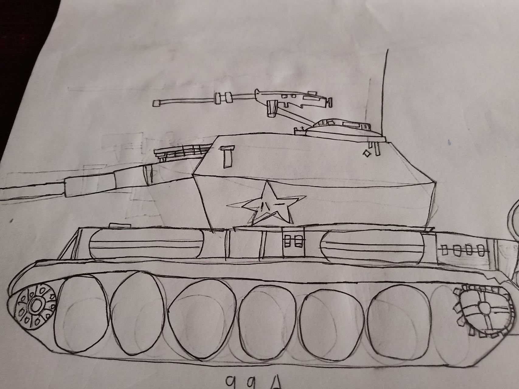 坦克画,飞机画,导弹画,枪炮画.简笔画