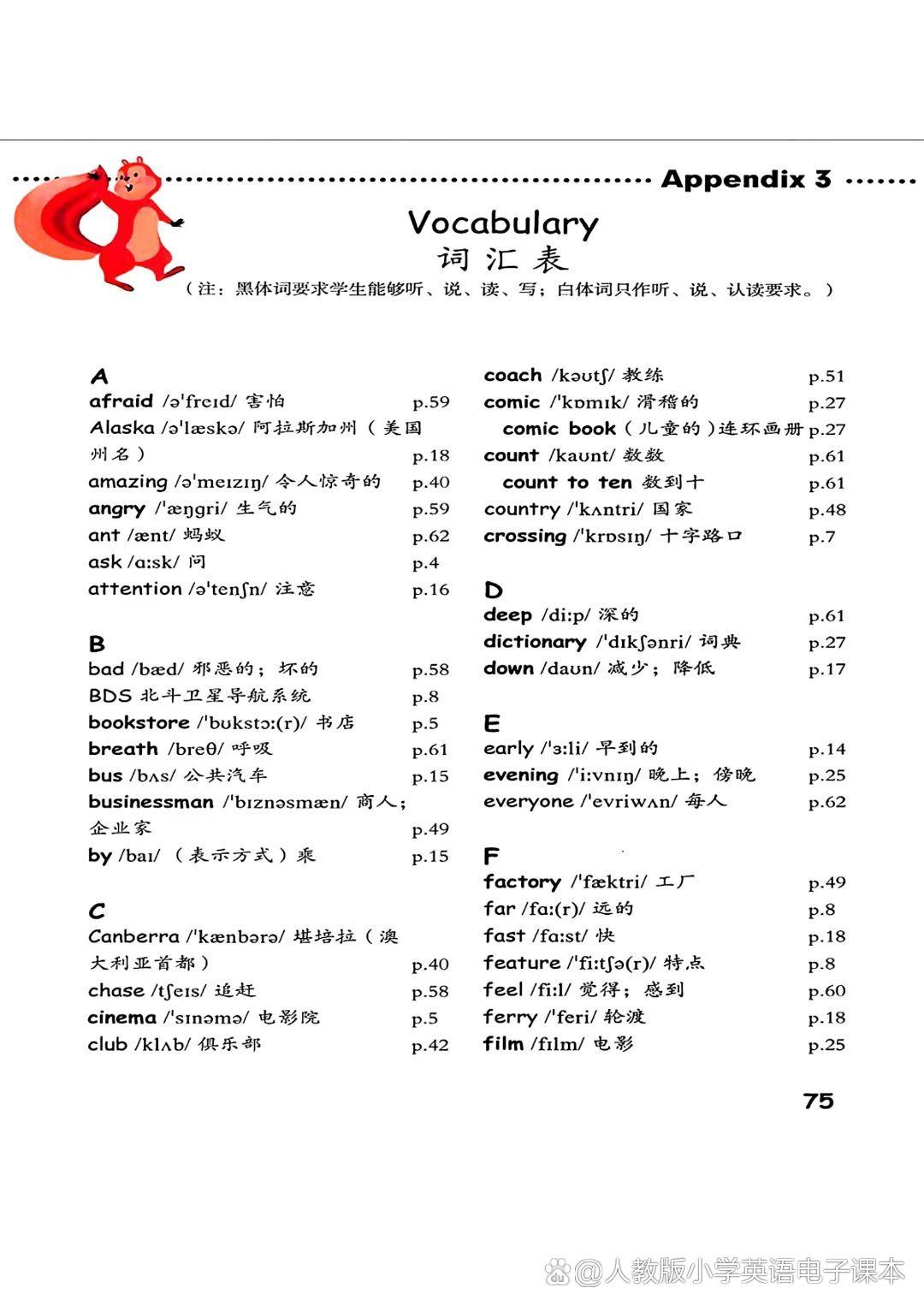 人教版六年级英语单词表
  第2张