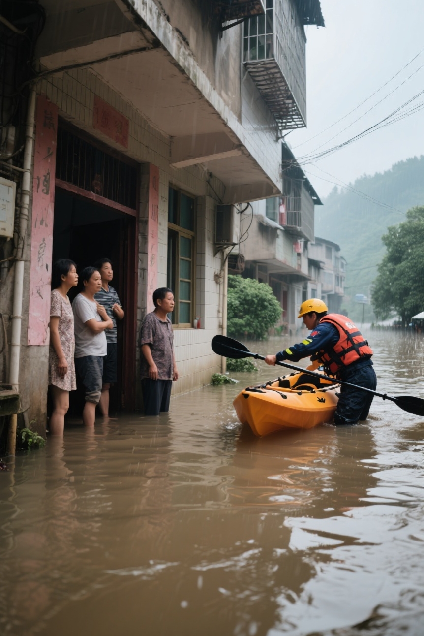 四川暴雨:城市的"水世界"考验与温暖守护 最近,四