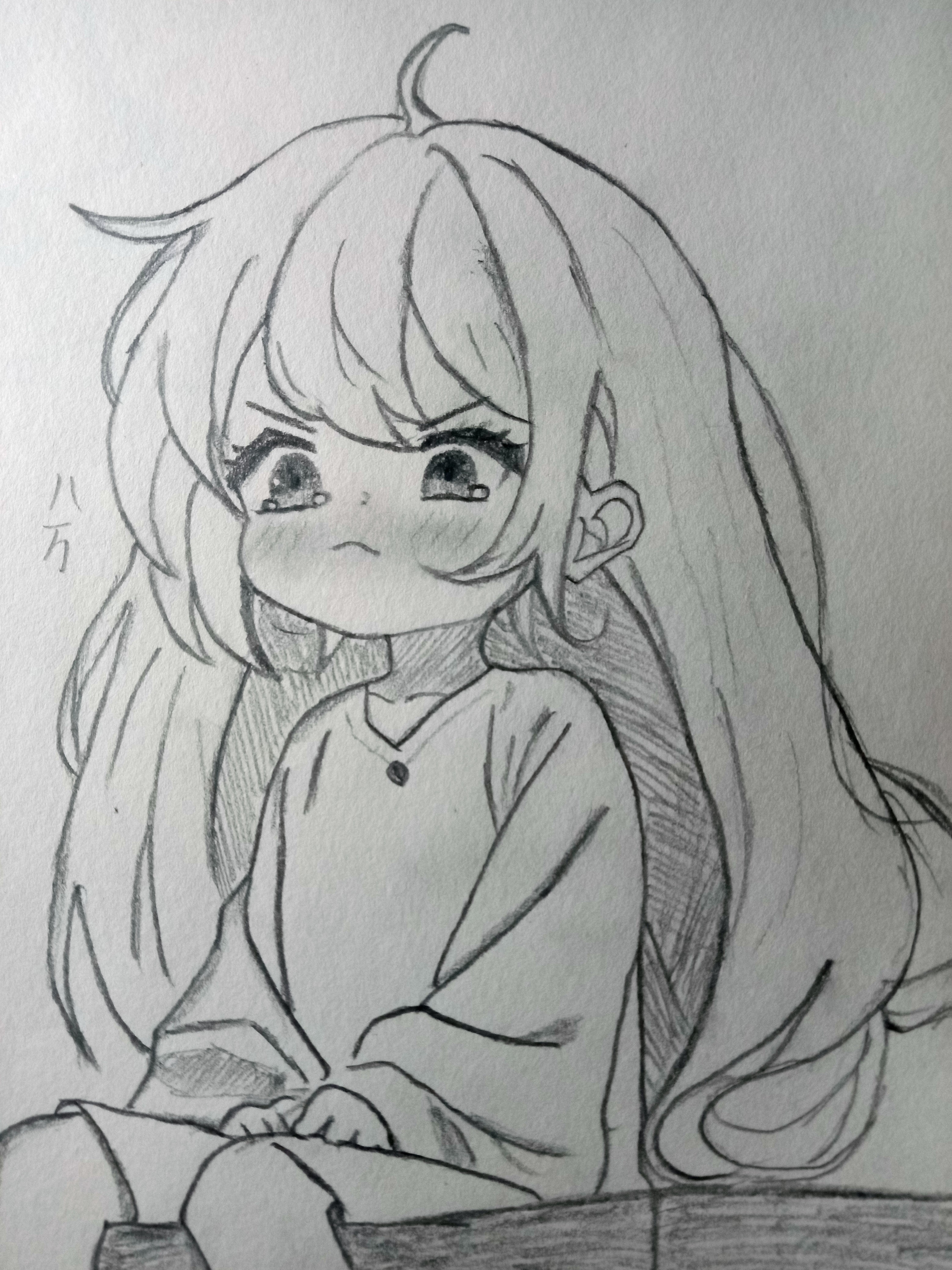 画画交流组# #绘画# 萌新交友[你懂的][鲜花]发几张新画的萌妹纸