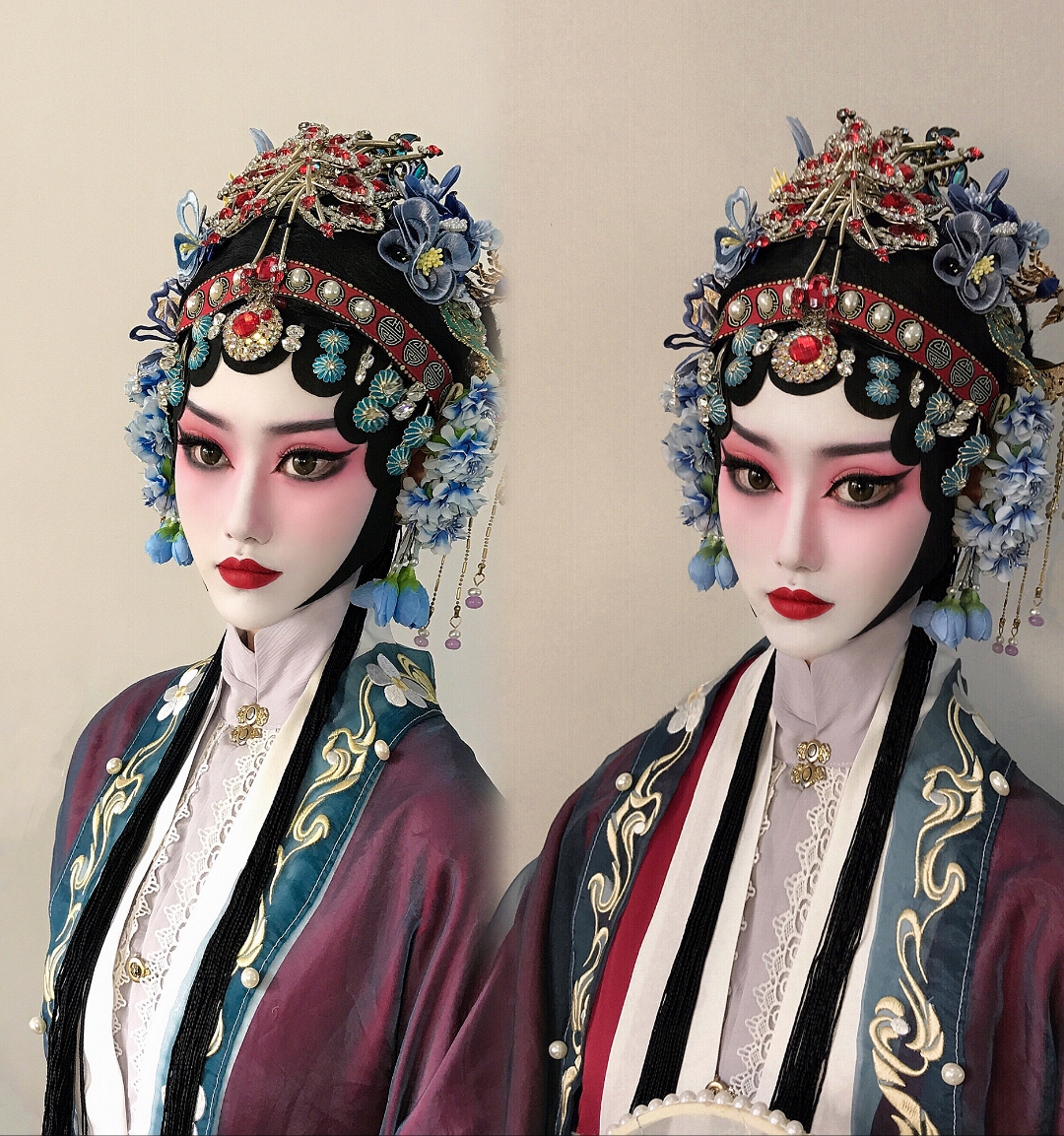 栗红强教育,戏曲妆容造型.