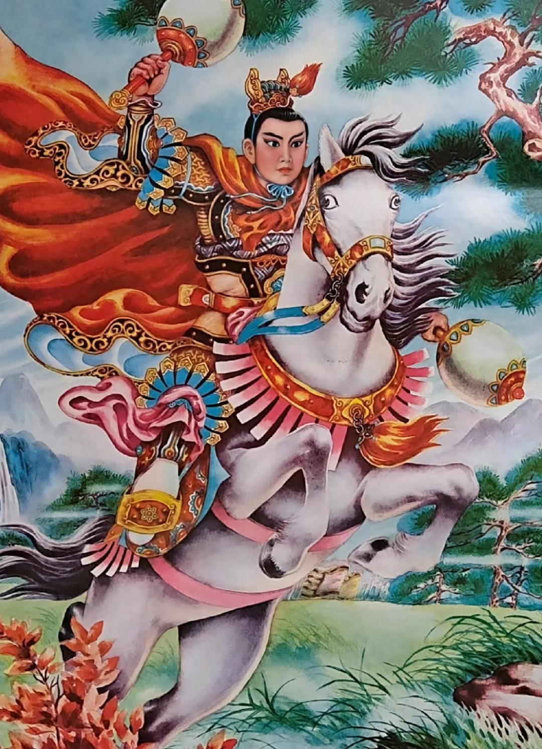 【岳家军】: 岳云年少轻狂 ,武艺极强,"岳家军"部队中五虎将之一,手持