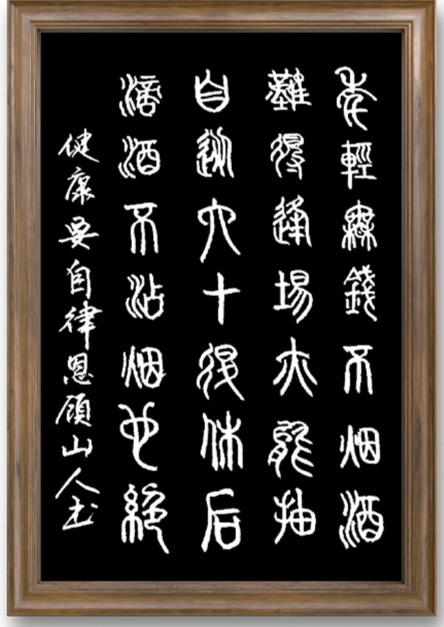 自従六十退休后,滴酒不沾煙也絶.