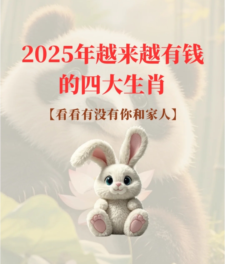 免生肖运势2025年运程(属兔人2025年运势及财运)