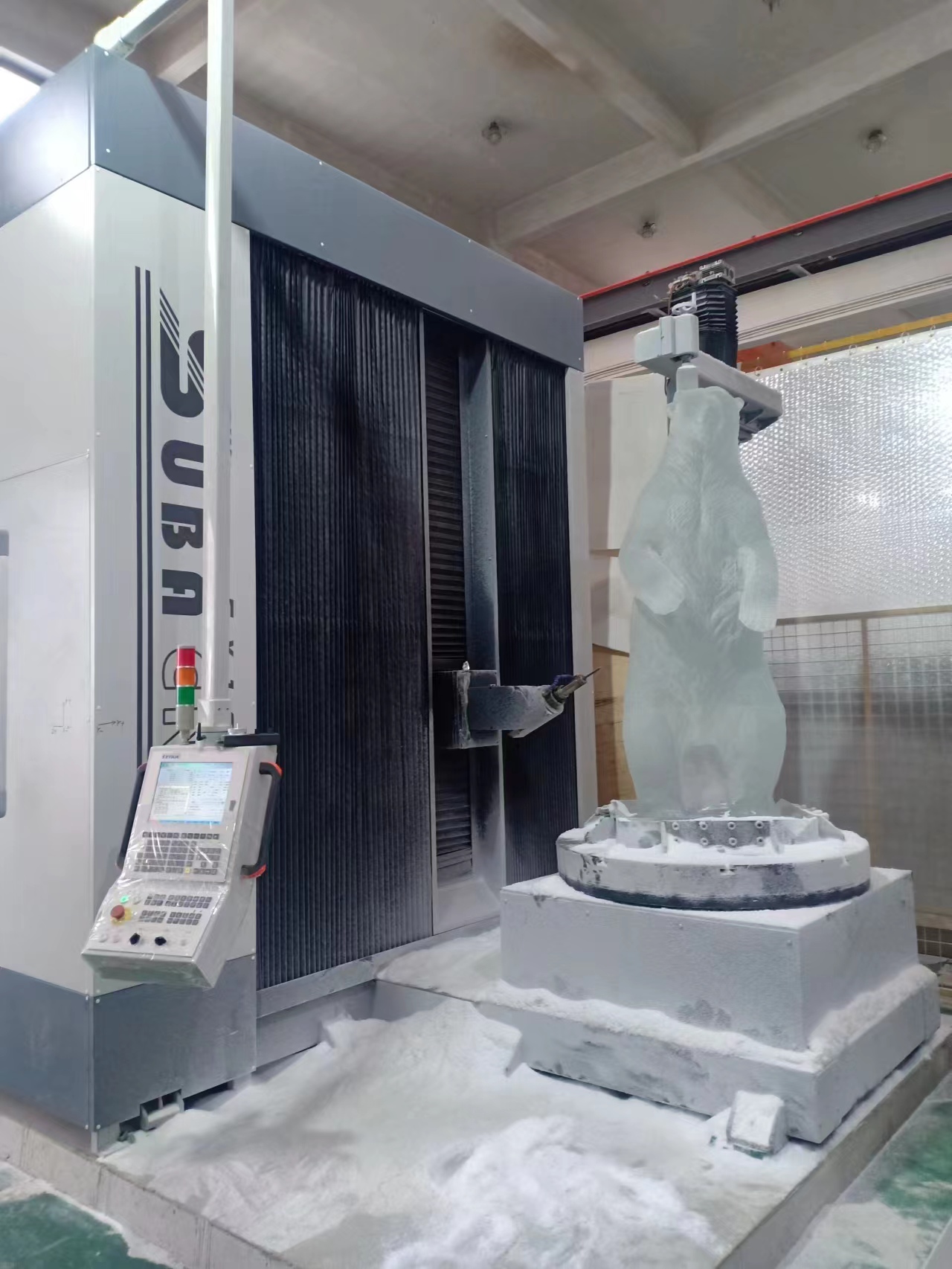 五轴人物雕刻机,五轴动物雕刻机,五轴亚克力加工设备,五轴石材雕刻机
