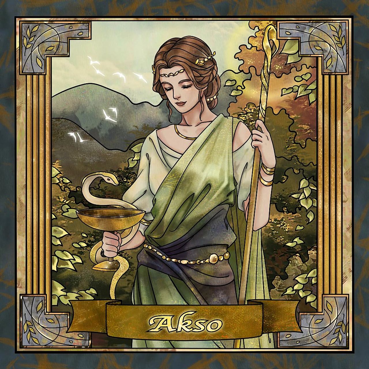 阿克索——健康女神,希望宝宝们可以健健康康的!