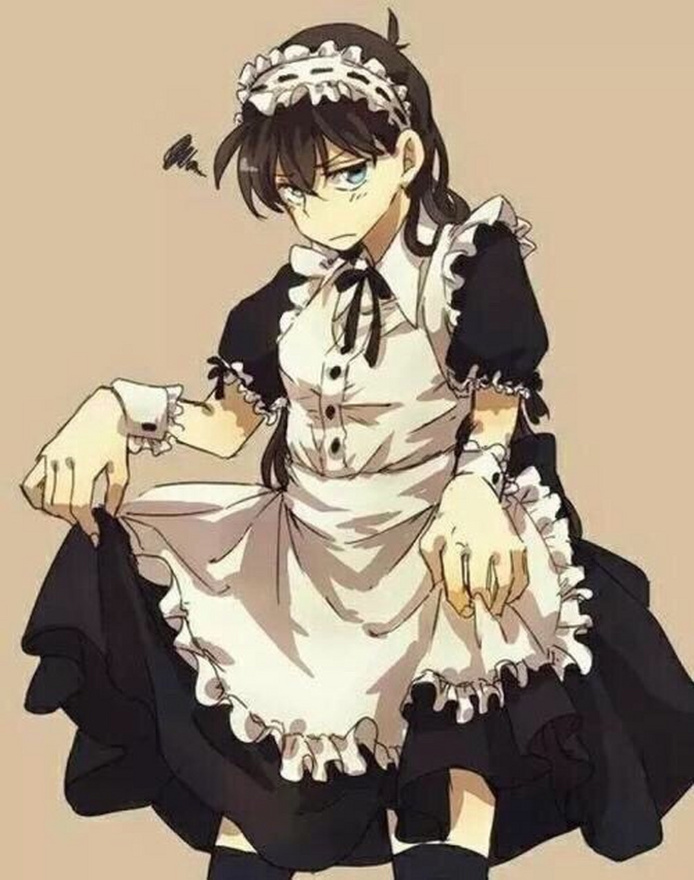 基德女装很常见,新一女装不常见,但是我有新一女装[滑稽][滑稽][滑稽]