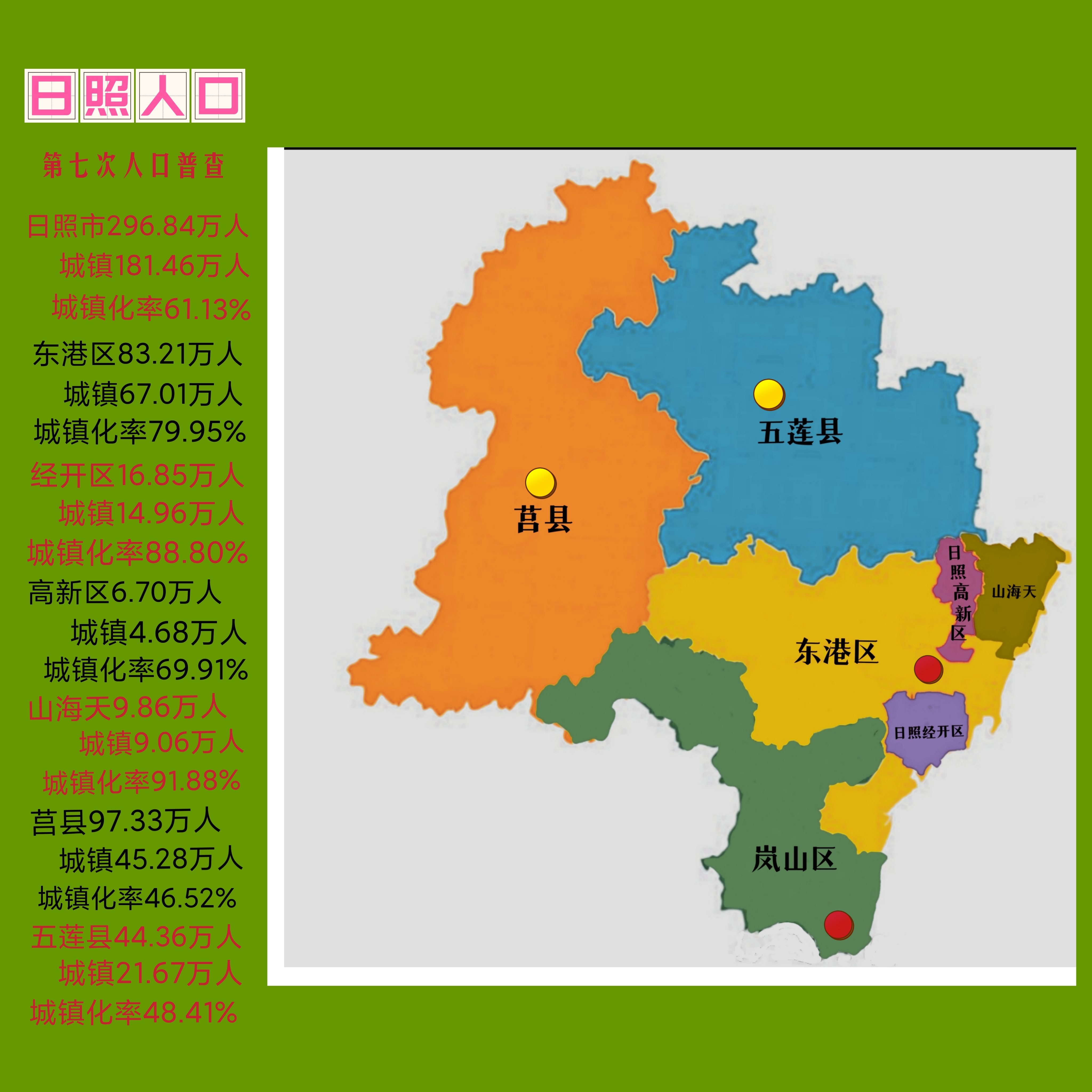 日照市城区划分图图片