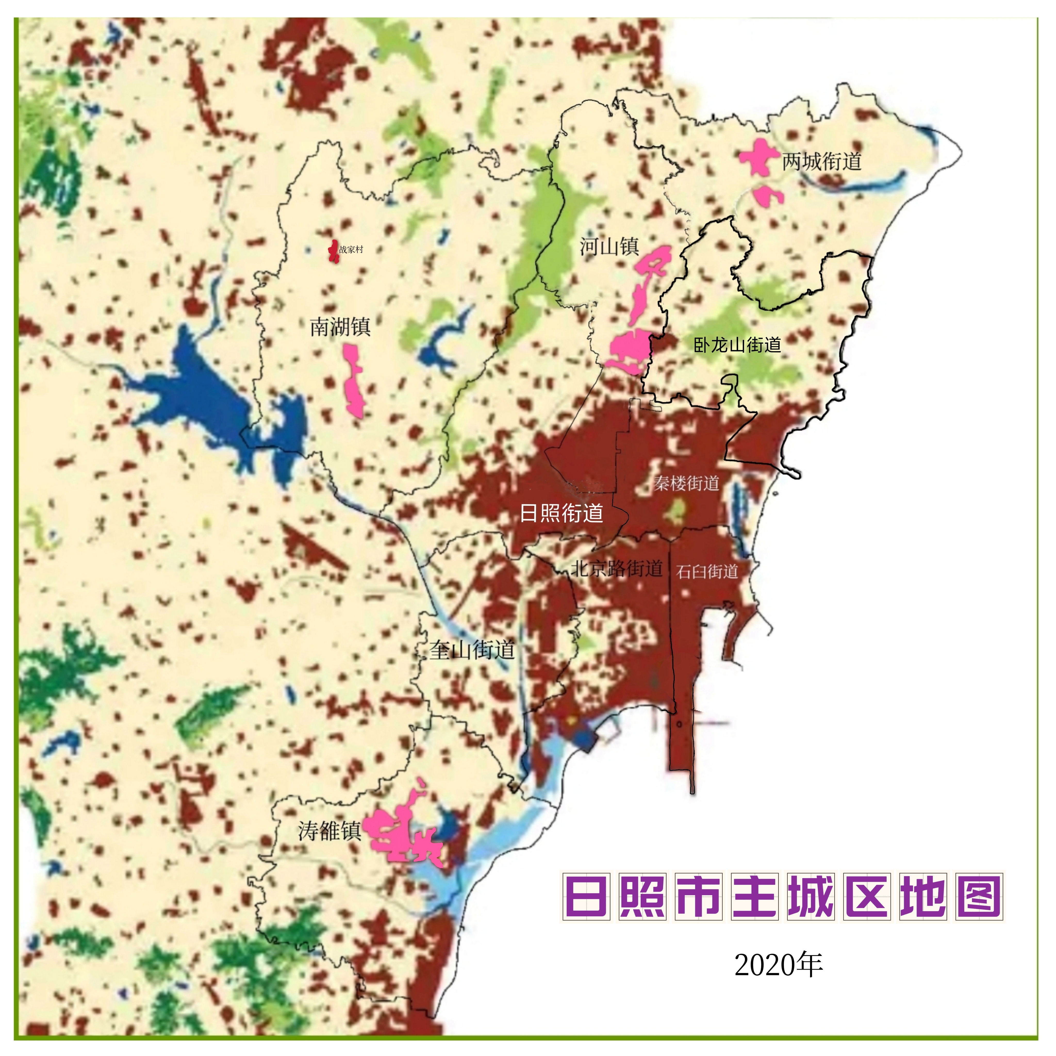 日照市区道路交通图图片