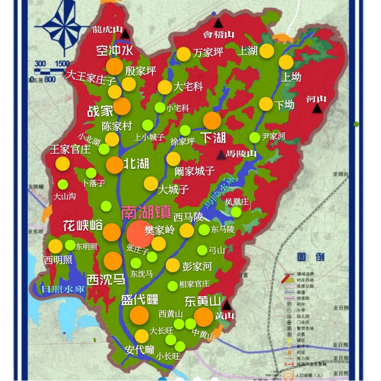 日照市南湖镇地图图片