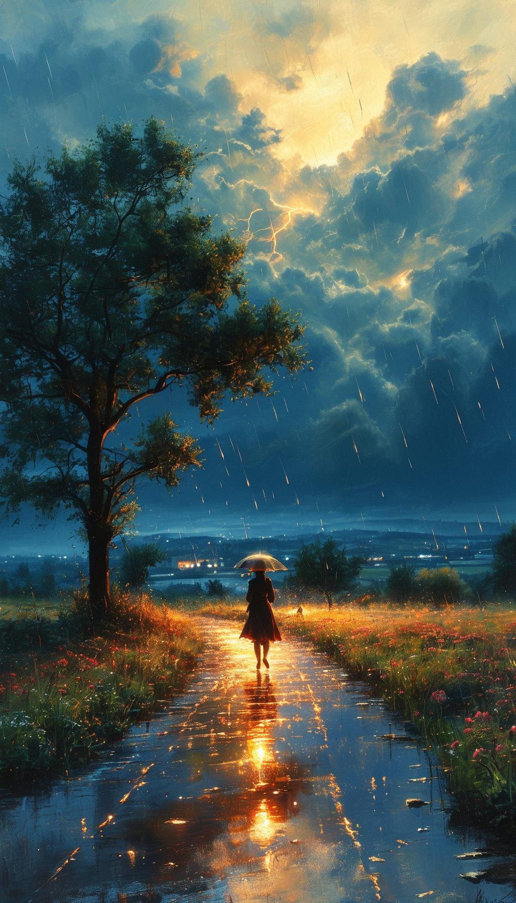 南方安远人未醒, 雨声轻敲似涮风